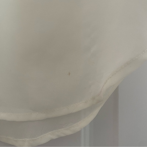 Francesca’s Off White Sheer Blouse - Picture 6 of 6